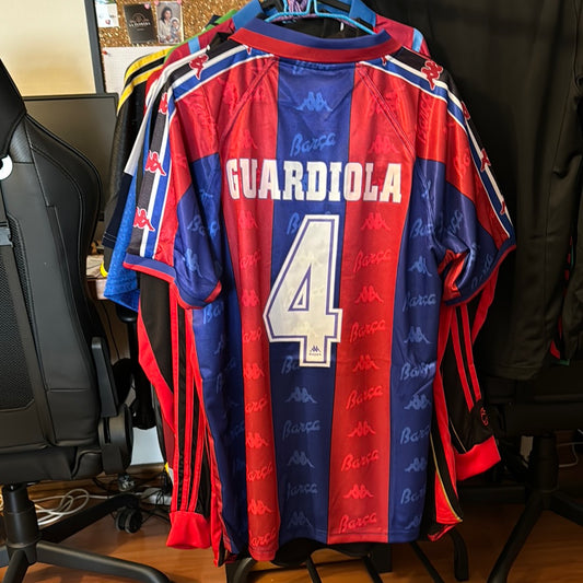 Camiseta Retro de Fútbol FC Barcelona 1995 Guardiola 4