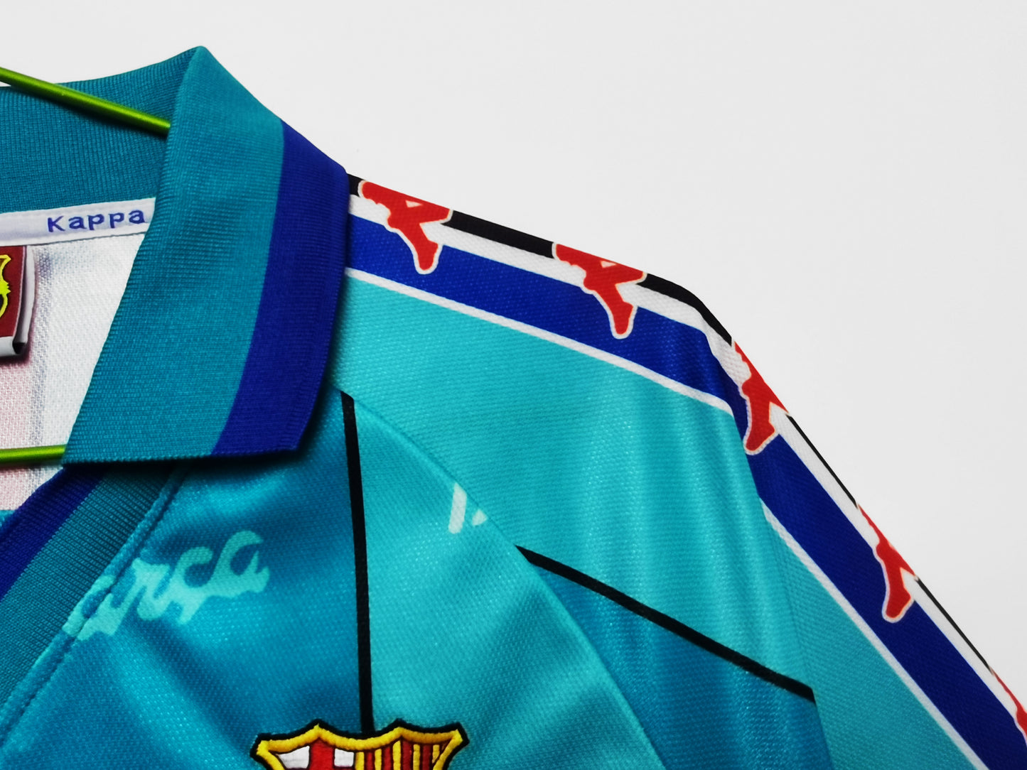 Camiseta Retro de Fútbol FC Barcelona 1995 Azul