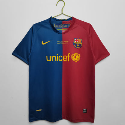 Camiseta Retro de Fútbol FC Barcelona 2008