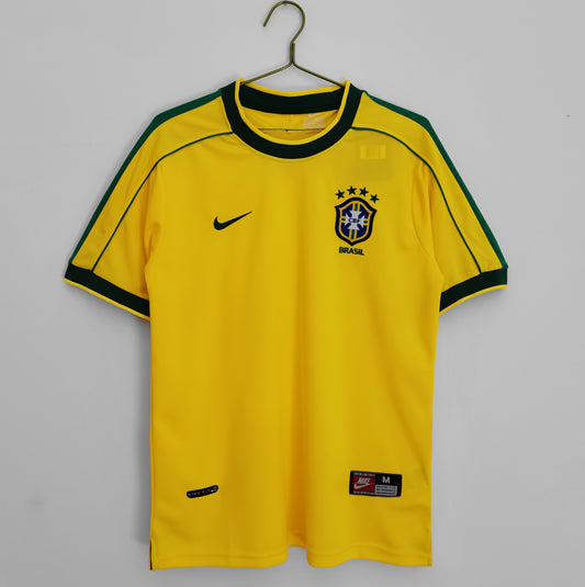 Camiseta Retro de Futbol Brasil 1998