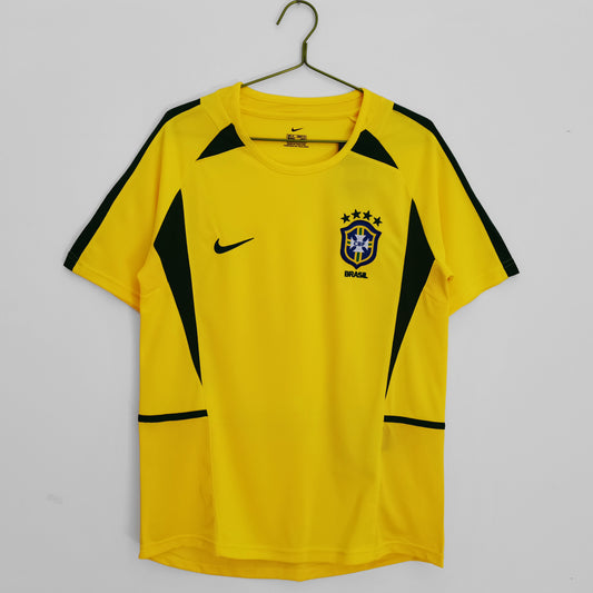 Camiseta Retro de Futbol Brasil 2002