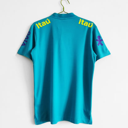 Camiseta Polo de Futbol Brasil 2021