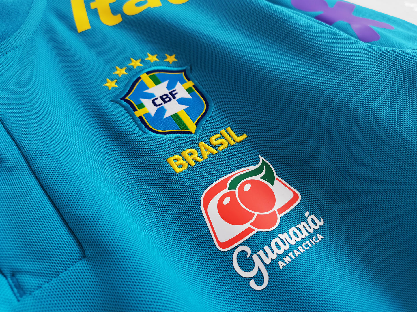 Camiseta Polo de Futbol Brasil 2021