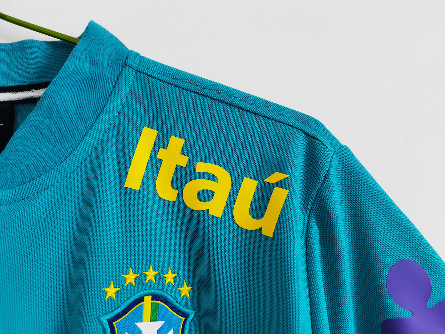 Camiseta Polo de Futbol Brasil 2021