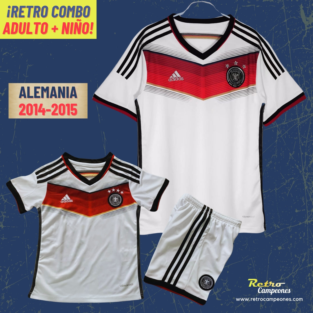 Combo Camiseta Adulto + Conjunto Niño Alemania 2014-2015