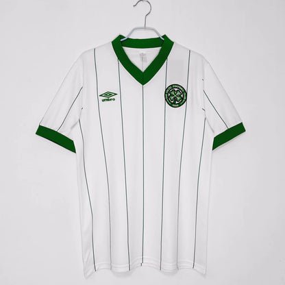 Camiseta Retro de Fútbol Celtic 1984 Blanca