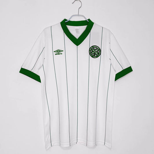 Camiseta Retro de Fútbol Celtic 1984 Blanca