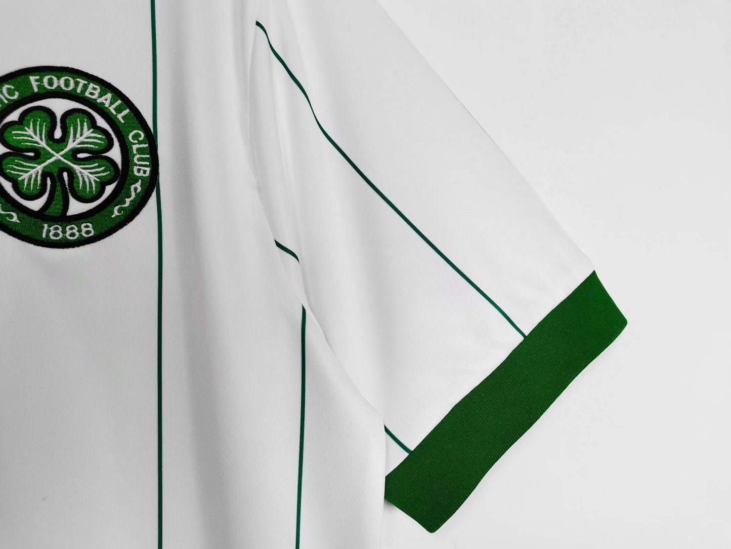 Camiseta Retro de Fútbol Celtic 1984 Blanca