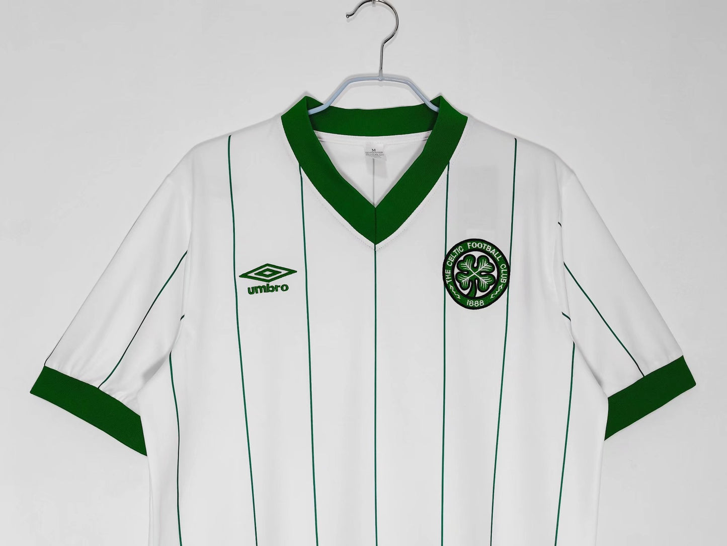 Camiseta Retro de Fútbol Celtic 1984 Blanca