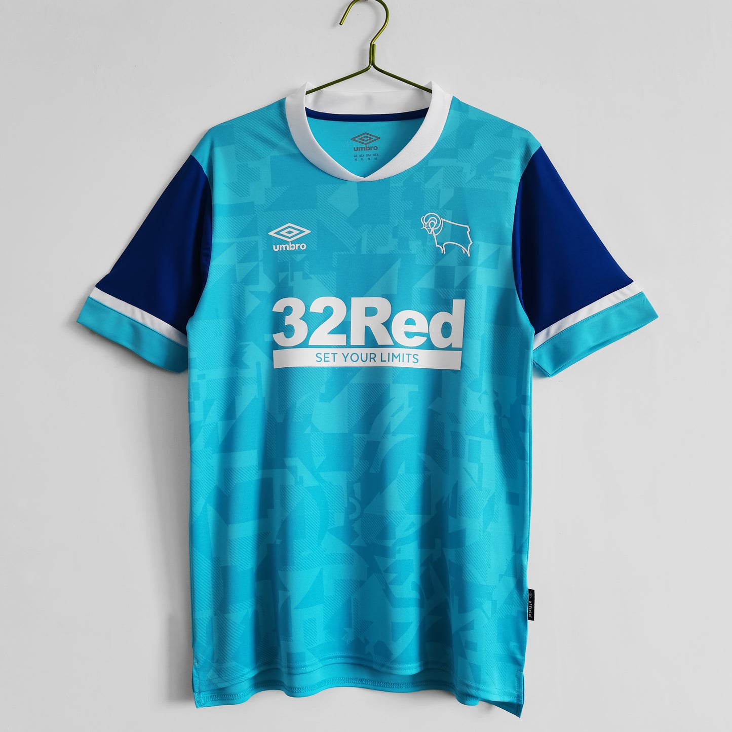 Camiseta Retro de Fútbol Derby County 2021 Cyan