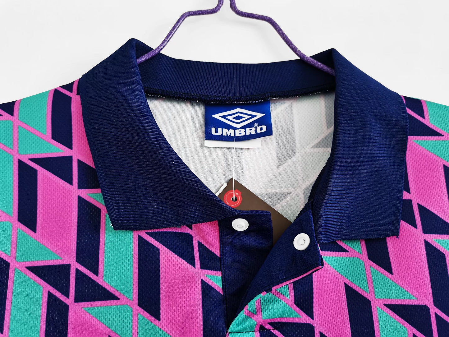 Camiseta Retro de Futbol Escocia 1988-1989 Blue/Rose