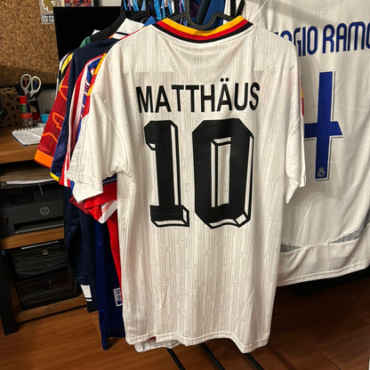 Camiseta Retro de Futbol Alemania 1994 Mathaus 10