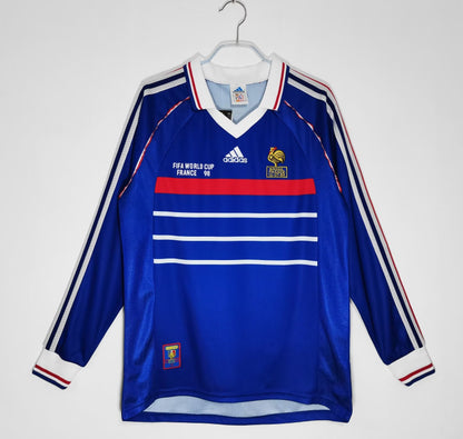 Camiseta Retro de Futbol Francia 1998 ML BLUE