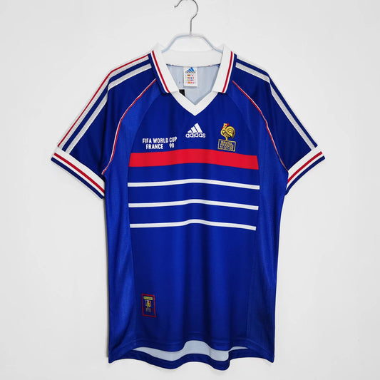 Camiseta Retro de Futbol Francia 1998