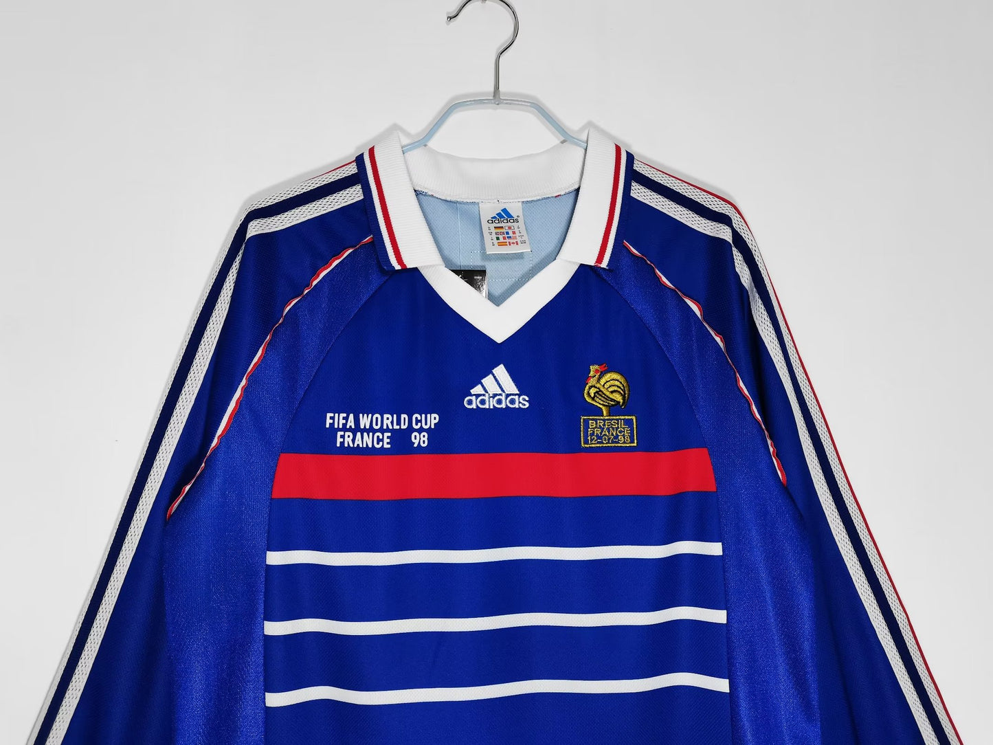 Camiseta Retro de Futbol Francia 1998 ML BLUE