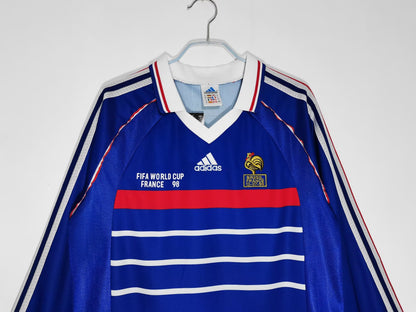 Camiseta Retro de Futbol Francia 1998 ML BLUE