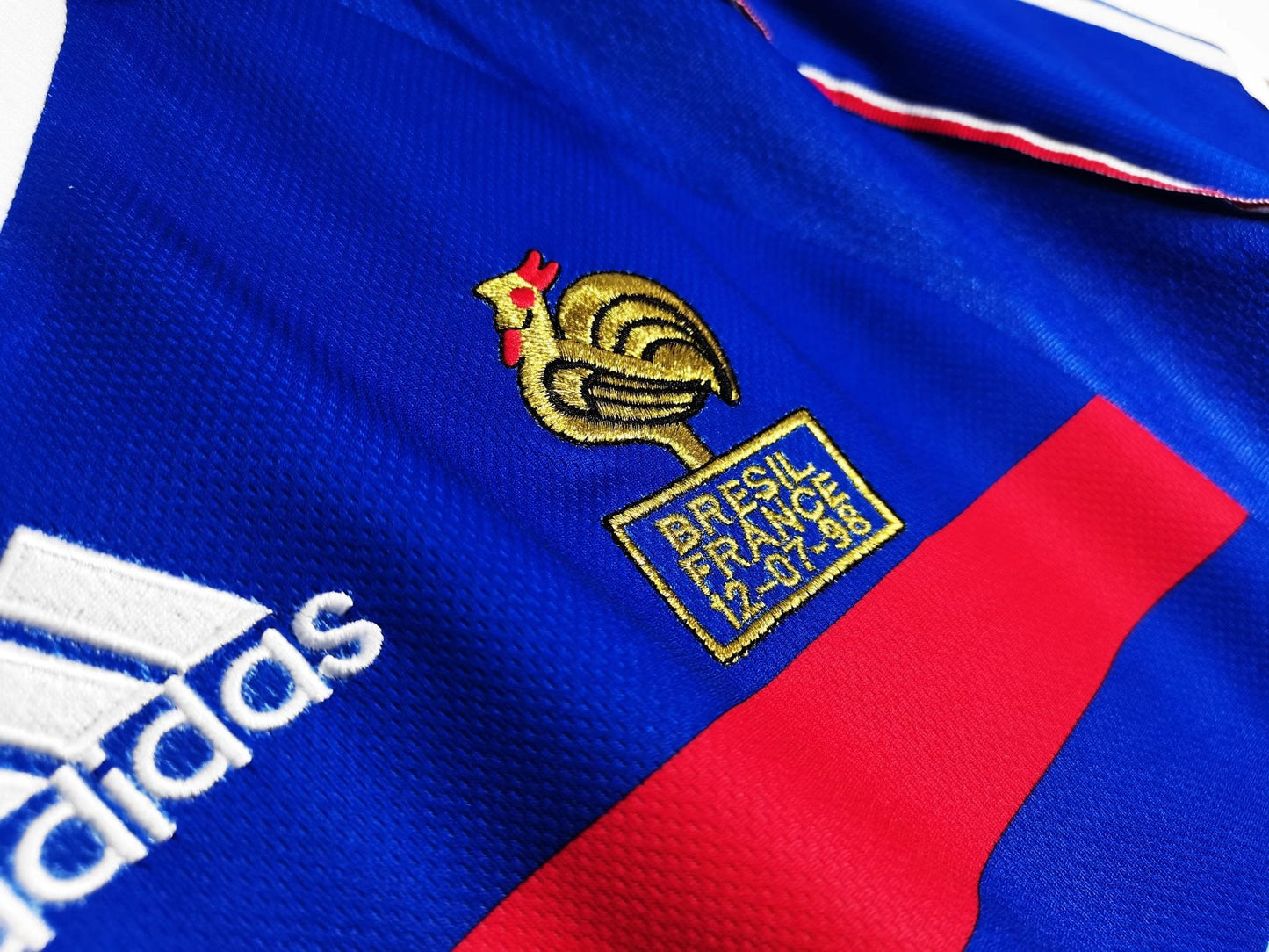 Camiseta Retro de Futbol Francia 1998 Zidane 10