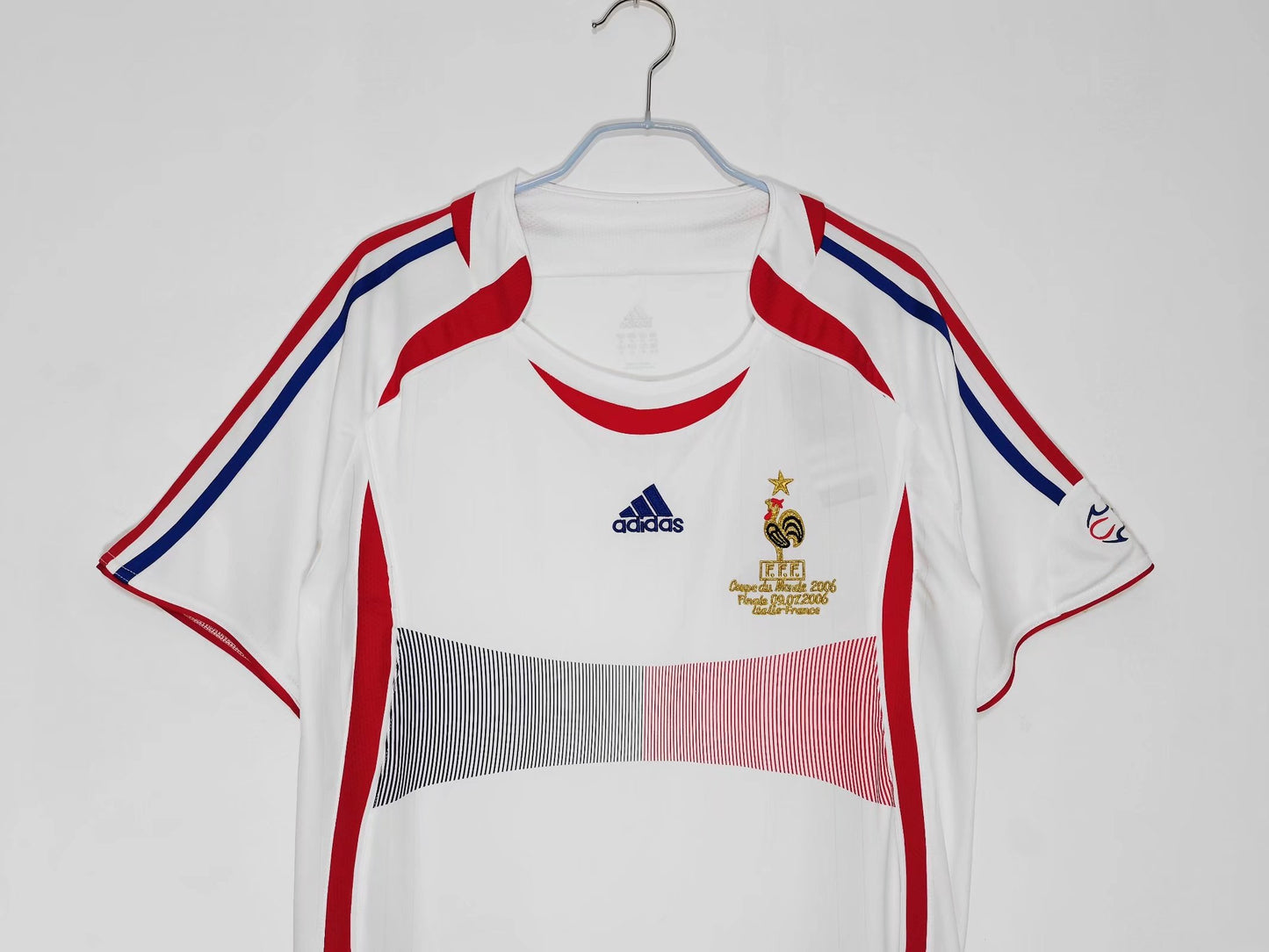 Camiseta Retro de Futbol Francia 2006 WHITE