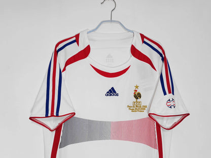 Camiseta Retro de Futbol Francia 2006 WHITE