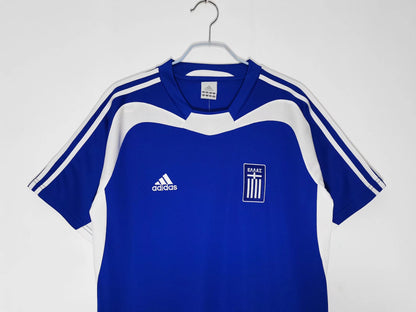 Camiseta Retro de Futbol Grecia 2004 BLUE