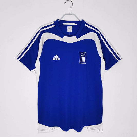 Camiseta Retro de Futbol Grecia 2004 BLUE