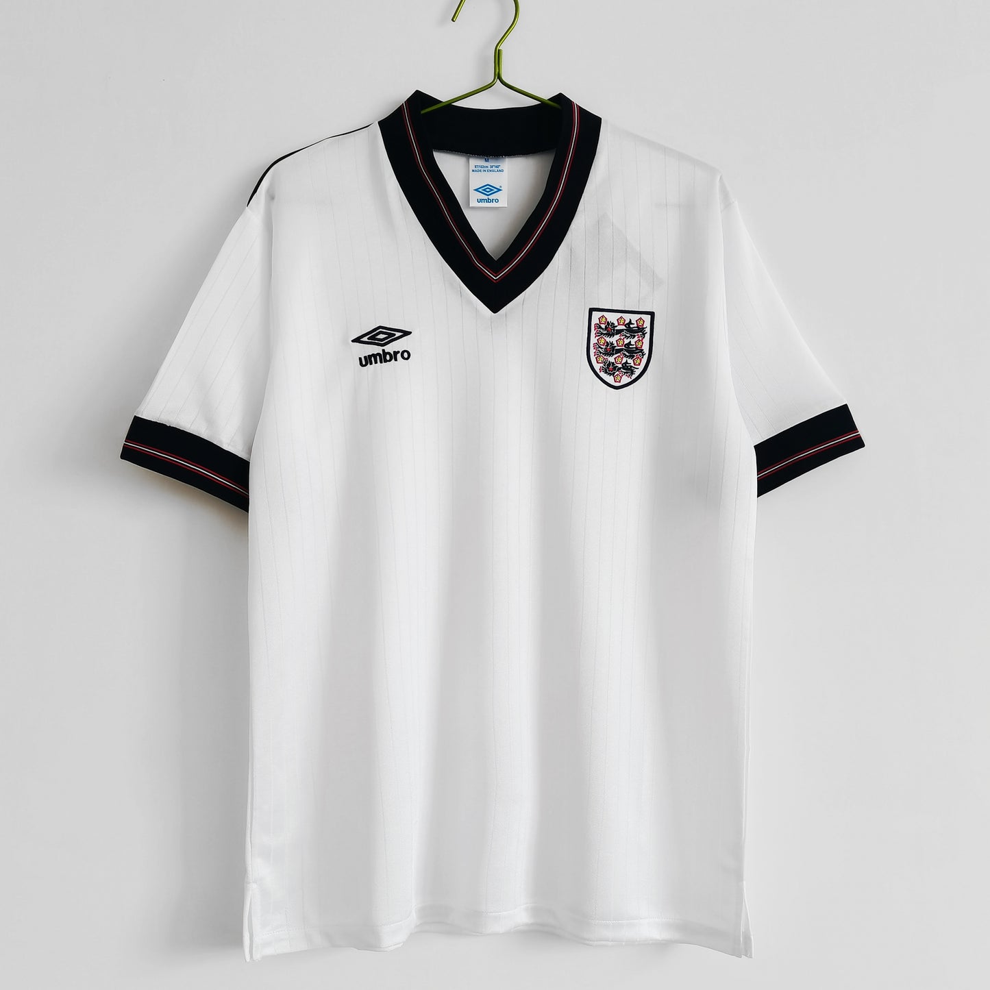 Camiseta Retro de Futbol Inglaterra 1984 WHITE