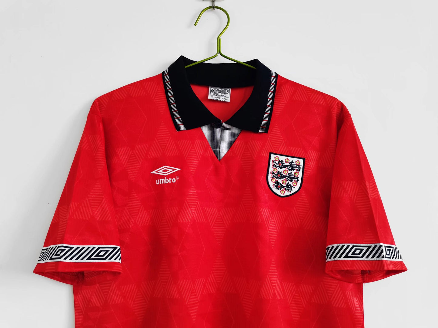 Camiseta Retro de Futbol Inglaterra 1990 Lineker 10 (Alternativa 2)