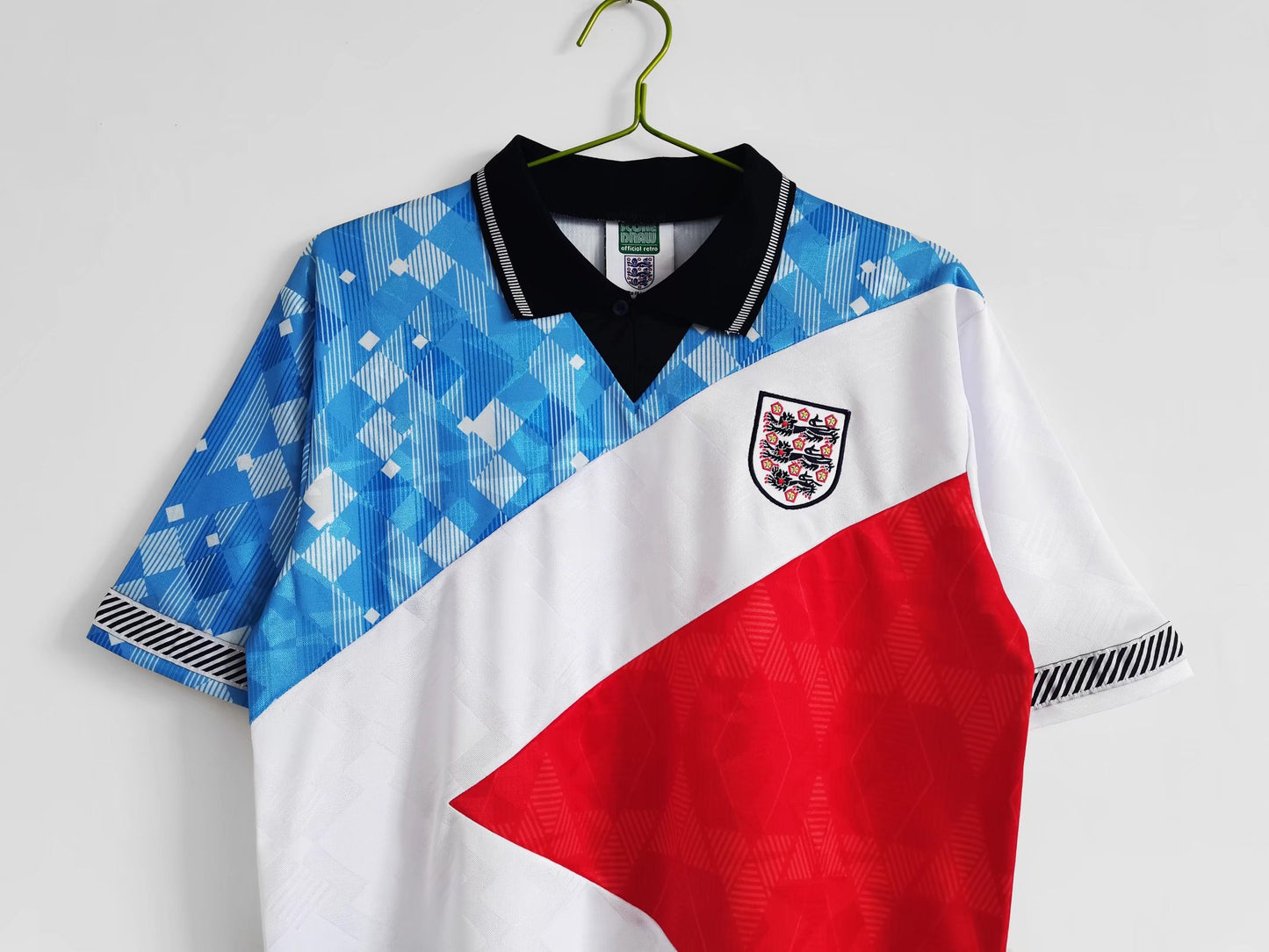 Camiseta Retro de Futbol Inglaterra 1990 Alternativa 1