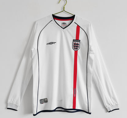 Camiseta Retro de Futbol Inglaterra-England 2002