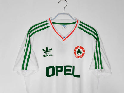 Camiseta de Futbol Retro de Irlanda 1990 Blanca