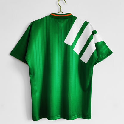 Camiseta de Futbol Retro de Irlanda 1992 Verde