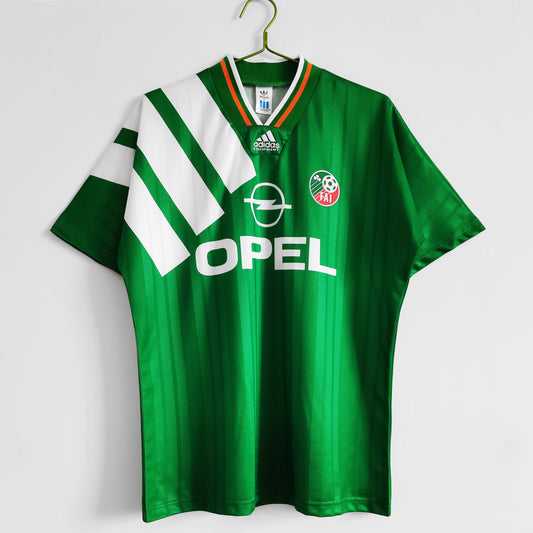 Camiseta de Futbol Retro de Irlanda 1992 Verde