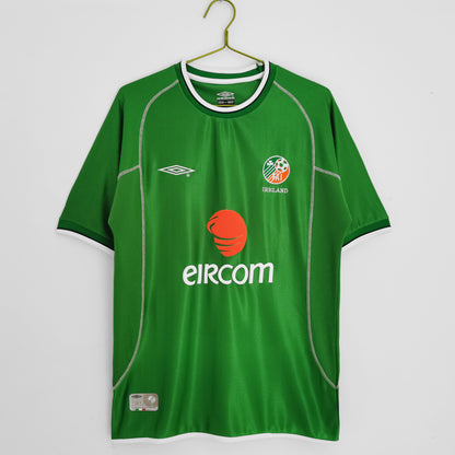 Camiseta de Futbol Retro de Irlanda 2002