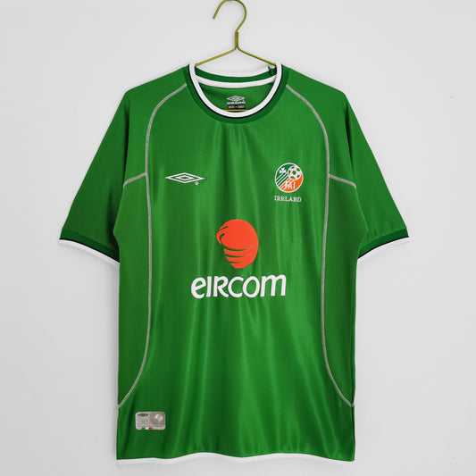 Camiseta de Futbol Retro de Irlanda 2002