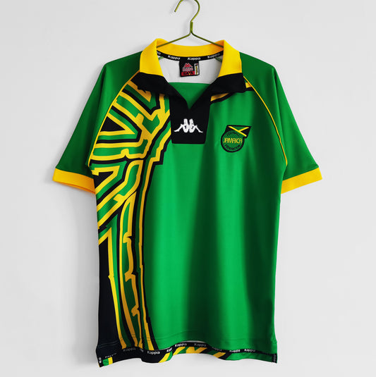 Camiseta de Futbol Jamaica 1998 (Sudáfrica) Verde