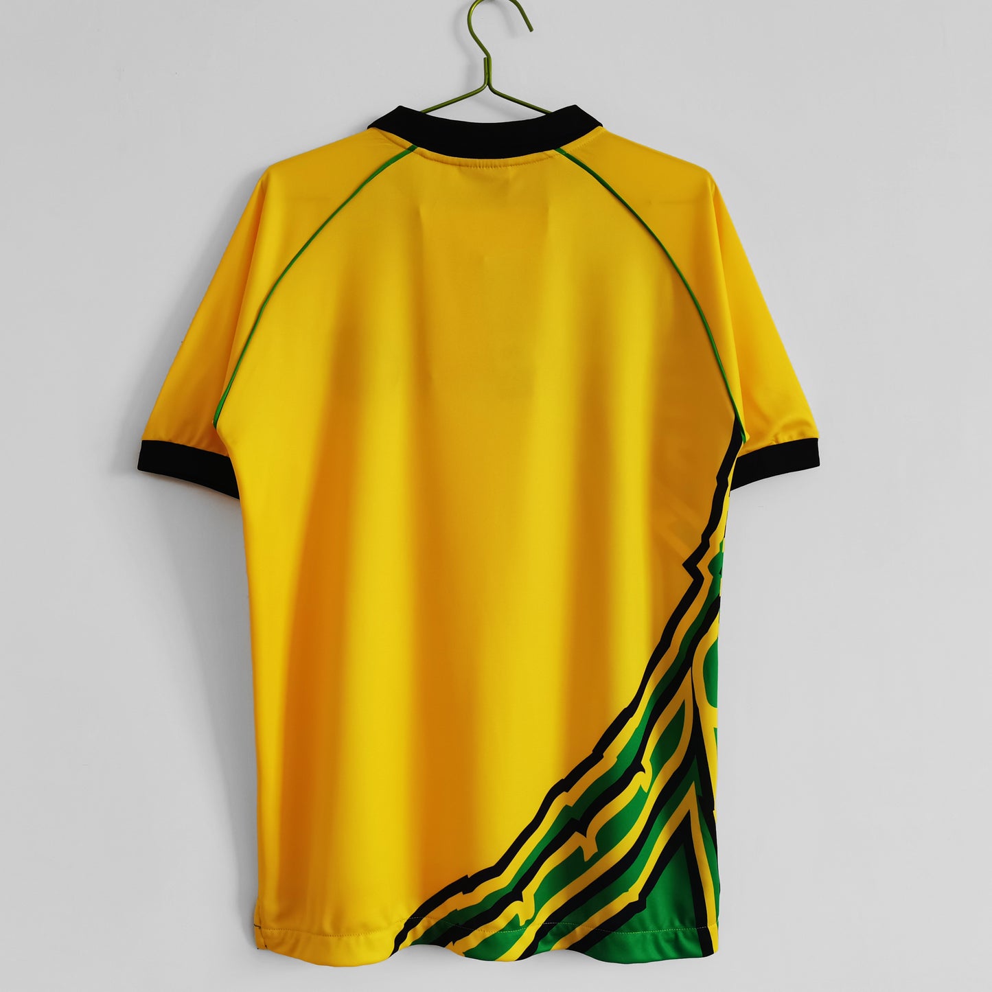 Camiseta de Futbol Jamaica 1998 (Sudáfrica) Amarilla