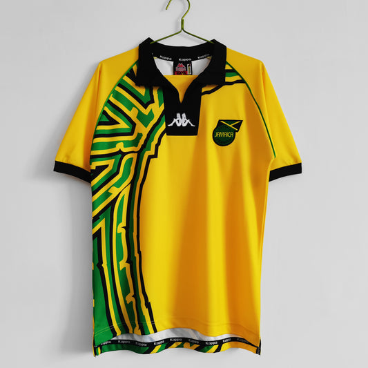 Camiseta de Futbol Jamaica 1998 (Sudáfrica) Amarilla