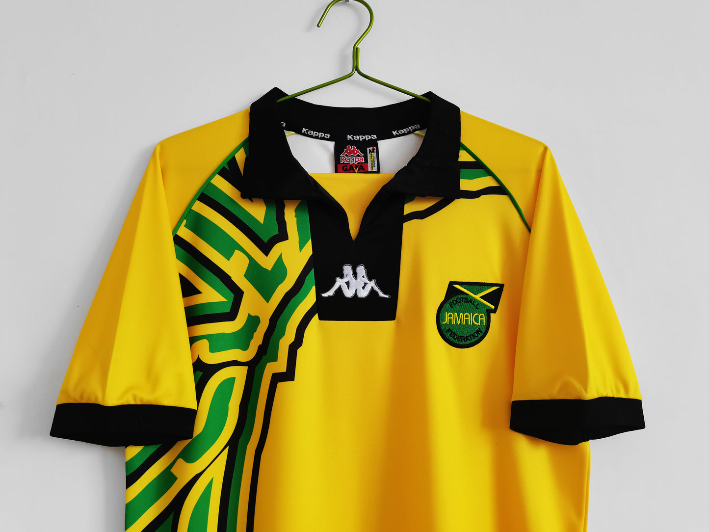 Camiseta de Futbol Jamaica 1998 (Sudáfrica) Amarilla