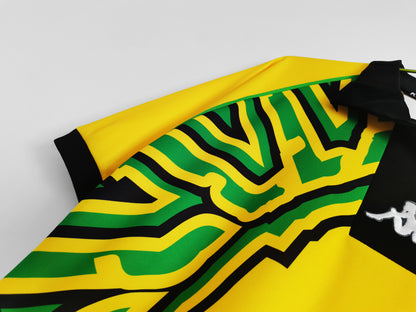 Camiseta de Futbol Jamaica 1998 (Sudáfrica) Amarilla