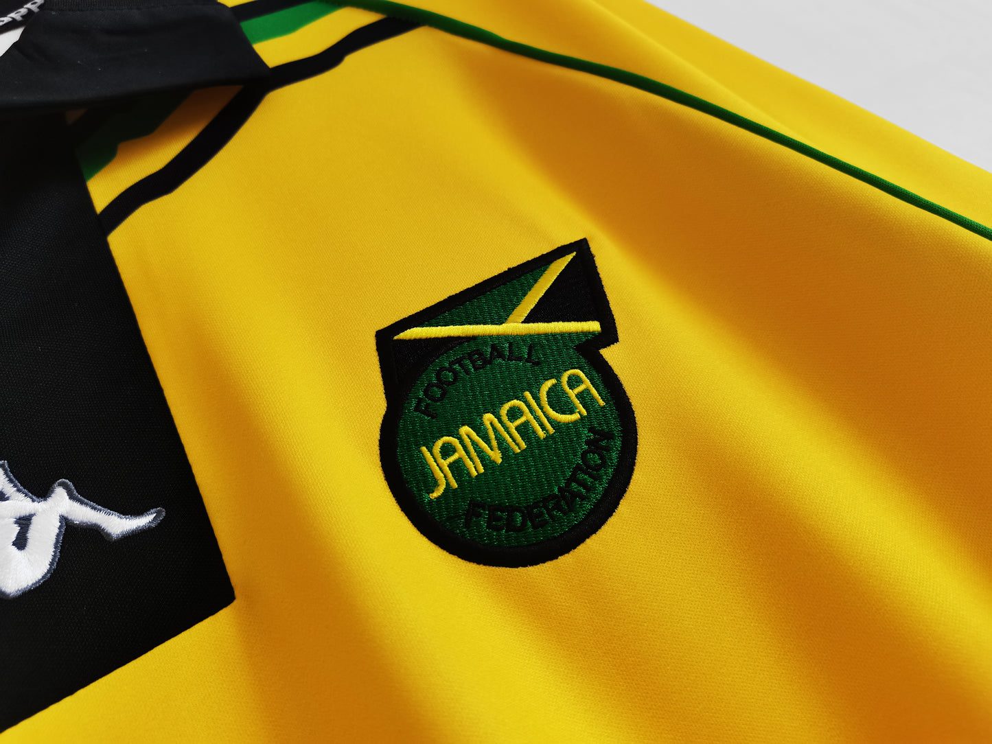 Camiseta de Futbol Jamaica 1998 (Sudáfrica) Amarilla