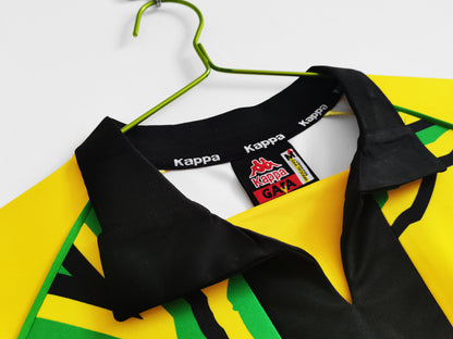 Camiseta de Futbol Jamaica 1998 (Sudáfrica) Amarilla