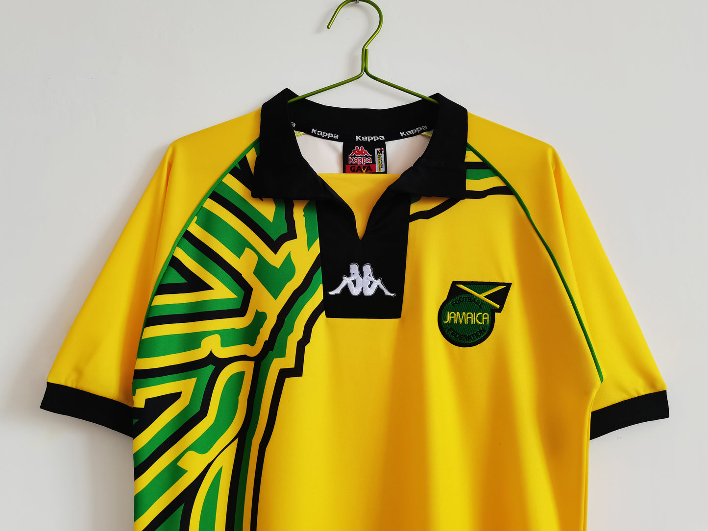 Camiseta de Futbol Jamaica 1998 (Sudáfrica) Amarilla