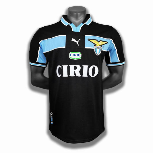 Camiseta Retro de Fútbol Lazio 1998 Black