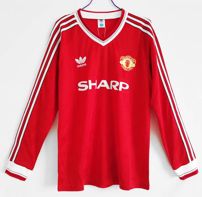 Camiseta Retro de Fútbol Manchester United 1986 Red