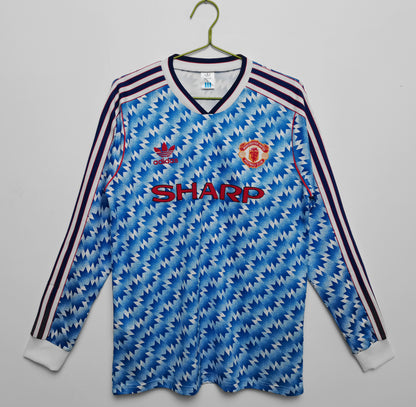 Camiseta Retro de Fútbol Manchester United 1990 Alternativa