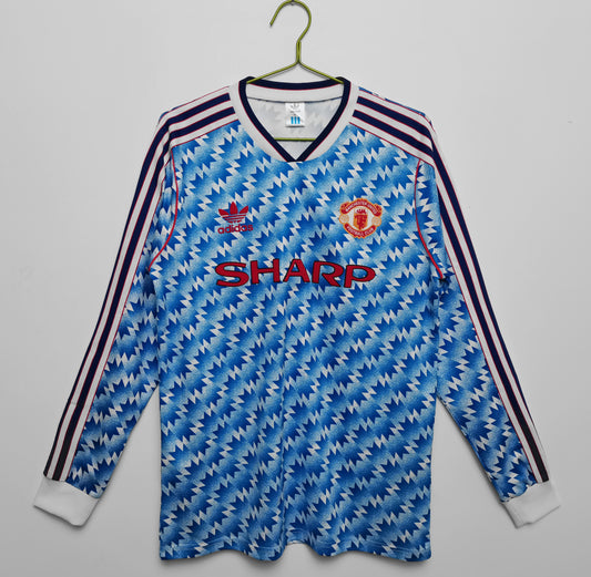 Camiseta Retro de Fútbol Manchester United 1990 Alternativa