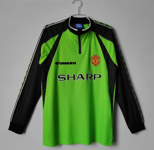 Camiseta Retro de Fútbol Manchester United 1998 Arquero