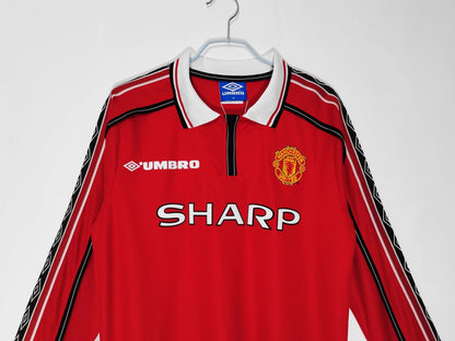 Camiseta Retro de Fútbol Manchester United 1998 Red (Beckham 7)