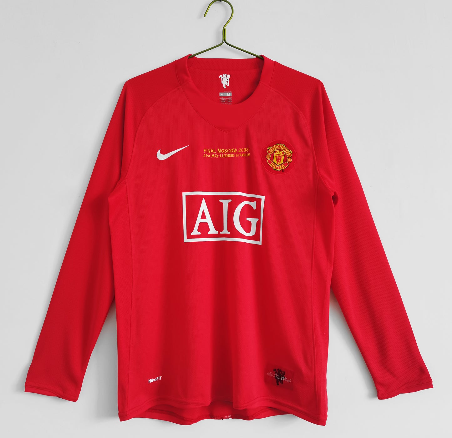 Camiseta Retro de Fútbol Manchester United 2007-2008 Red