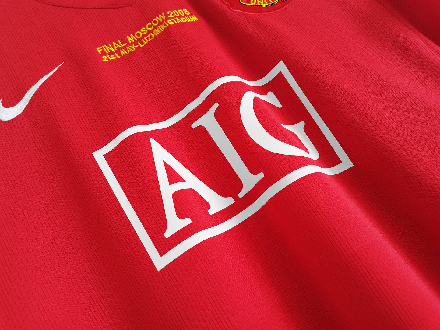 Camiseta Retro de Fútbol Manchester United 2007-2008 Red